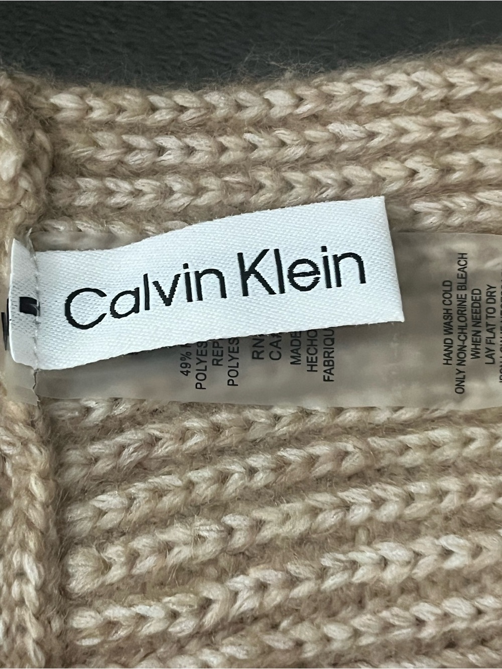 Calvin Klein infinity scarf